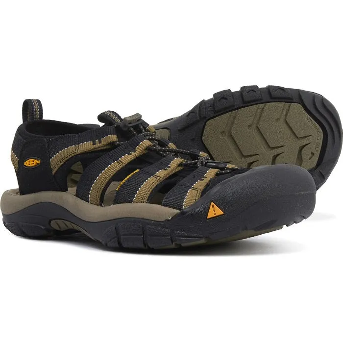 1001906 Keen Men's Newport H2 Black/Stone Gray