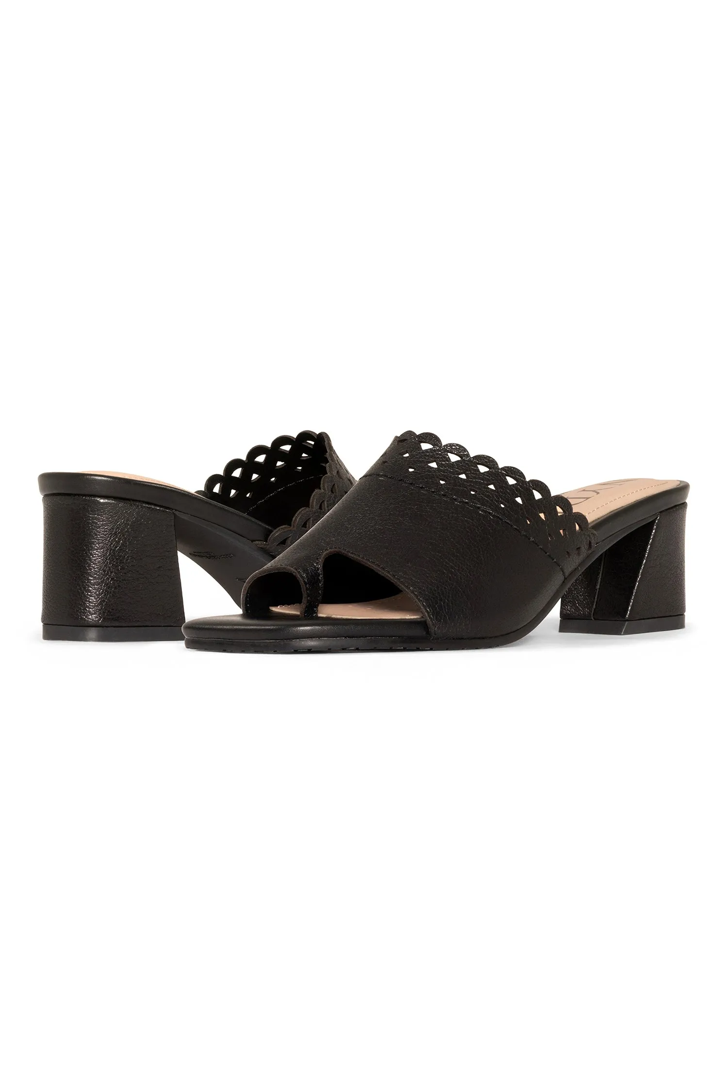 Alanah Mule Sandals - Black