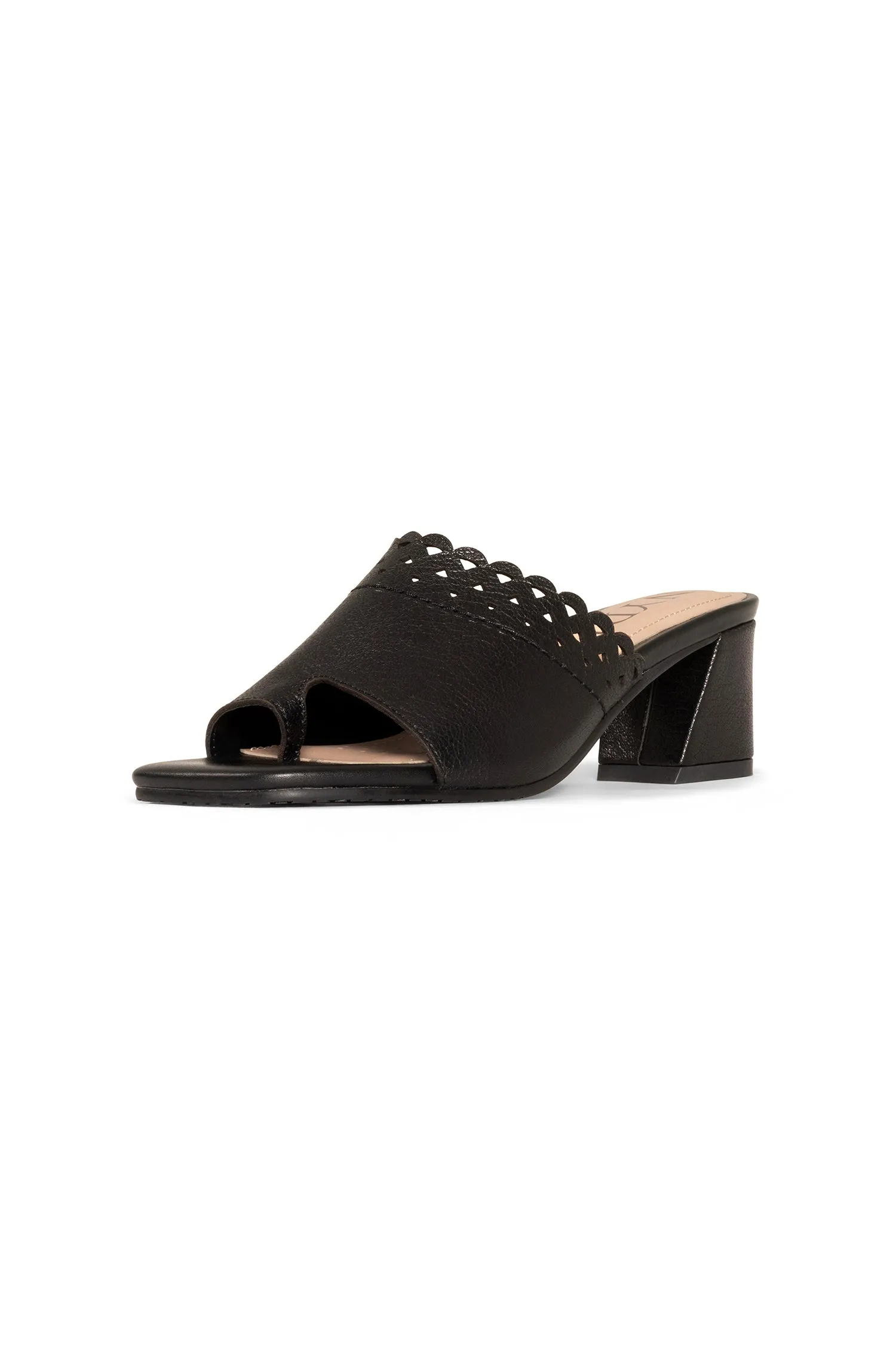 Alanah Mule Sandals - Black