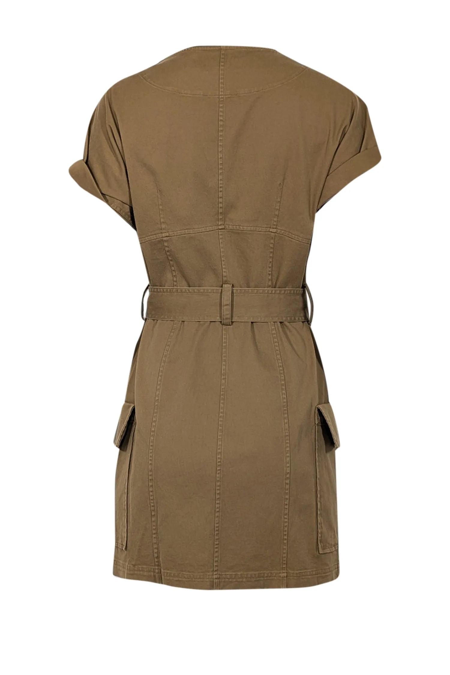 A.L.C. - Light Brown Twill Shift Dress Sz 8