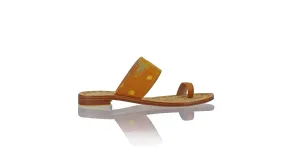 Arini 20mm Flat - Camel & Golden Wajik Endek