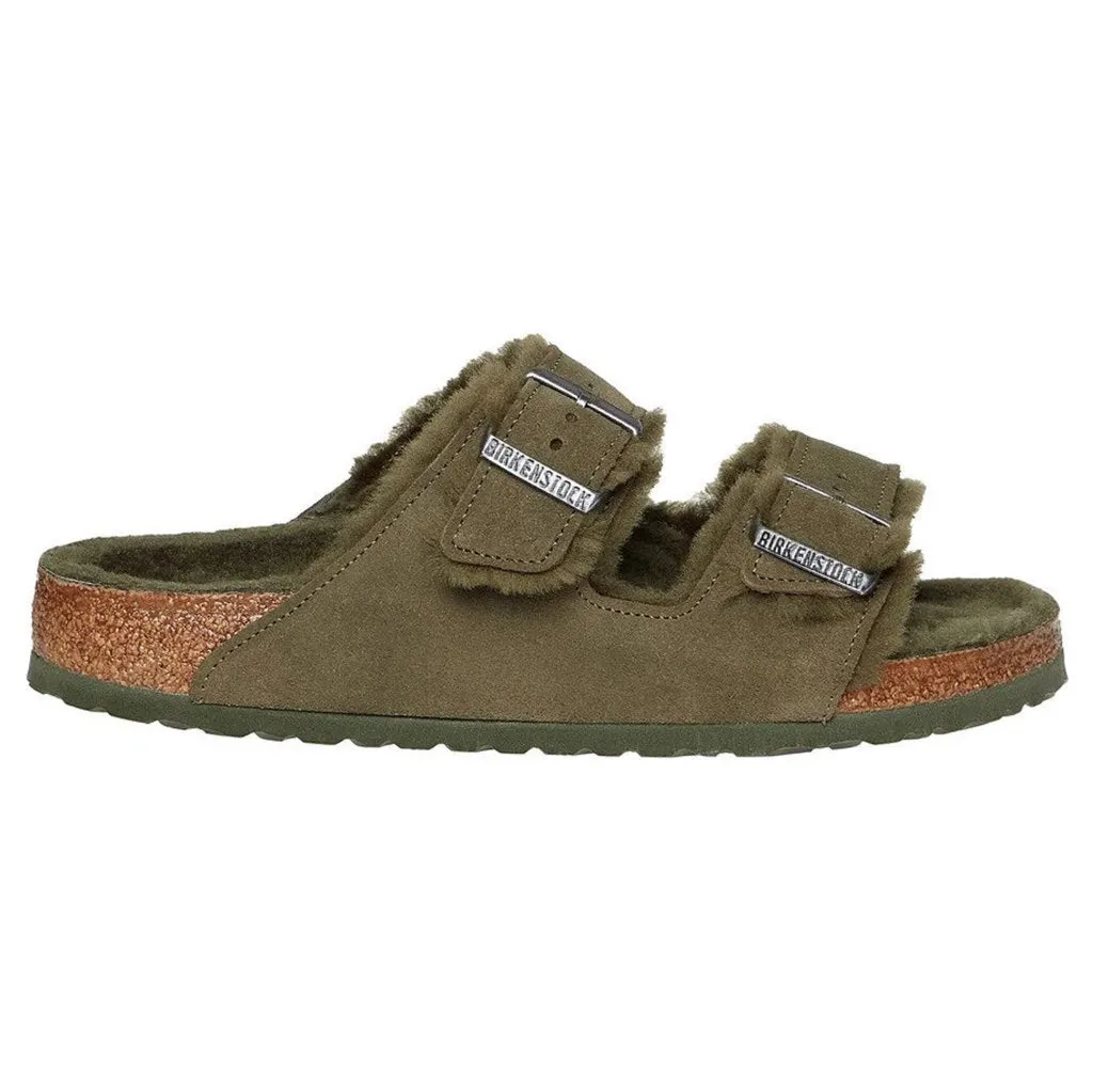 Arizona Shearling Suede Leather Unisex Sandals