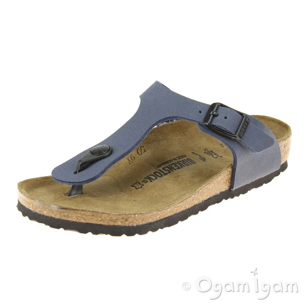 Birkenstock Gizeh Kids Navy Boys Girls Navy Toe-post Sandal