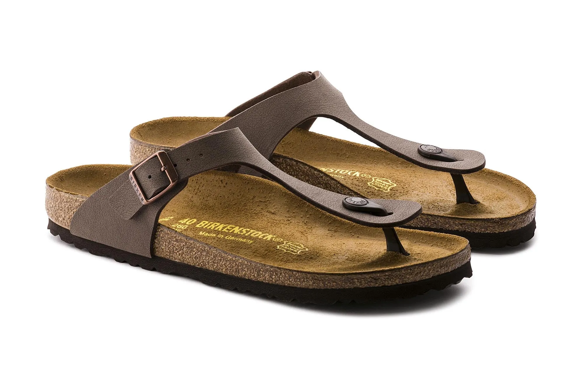 Birkenstock Women's Gizeh - Mocha | Birko-Flor 043751