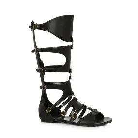 Black & Gold Men's Gladiator Sandals