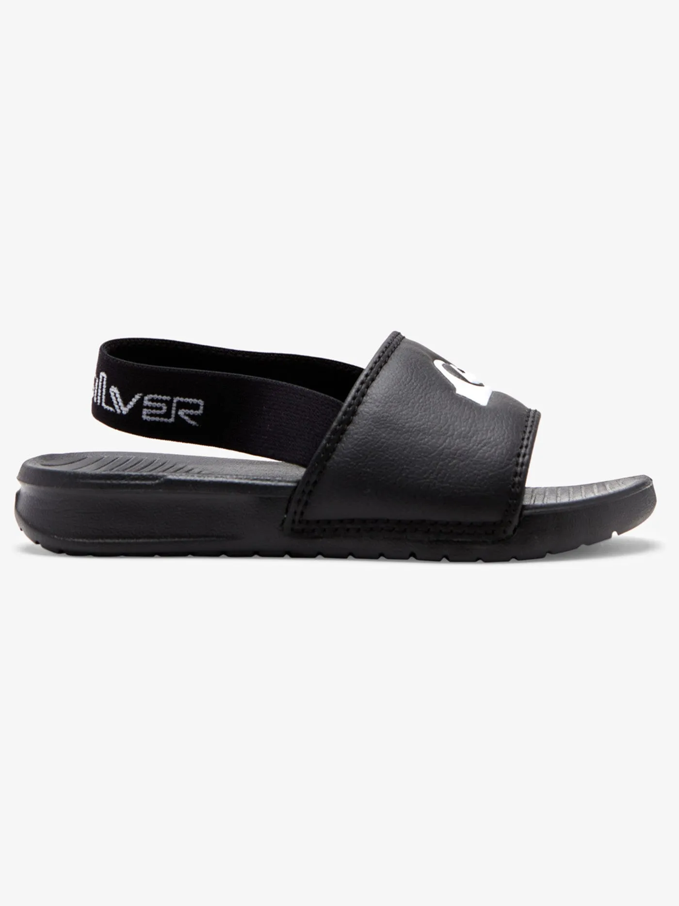 Bright Coast Strapped Black/White/Black Sandals (Little Kids)