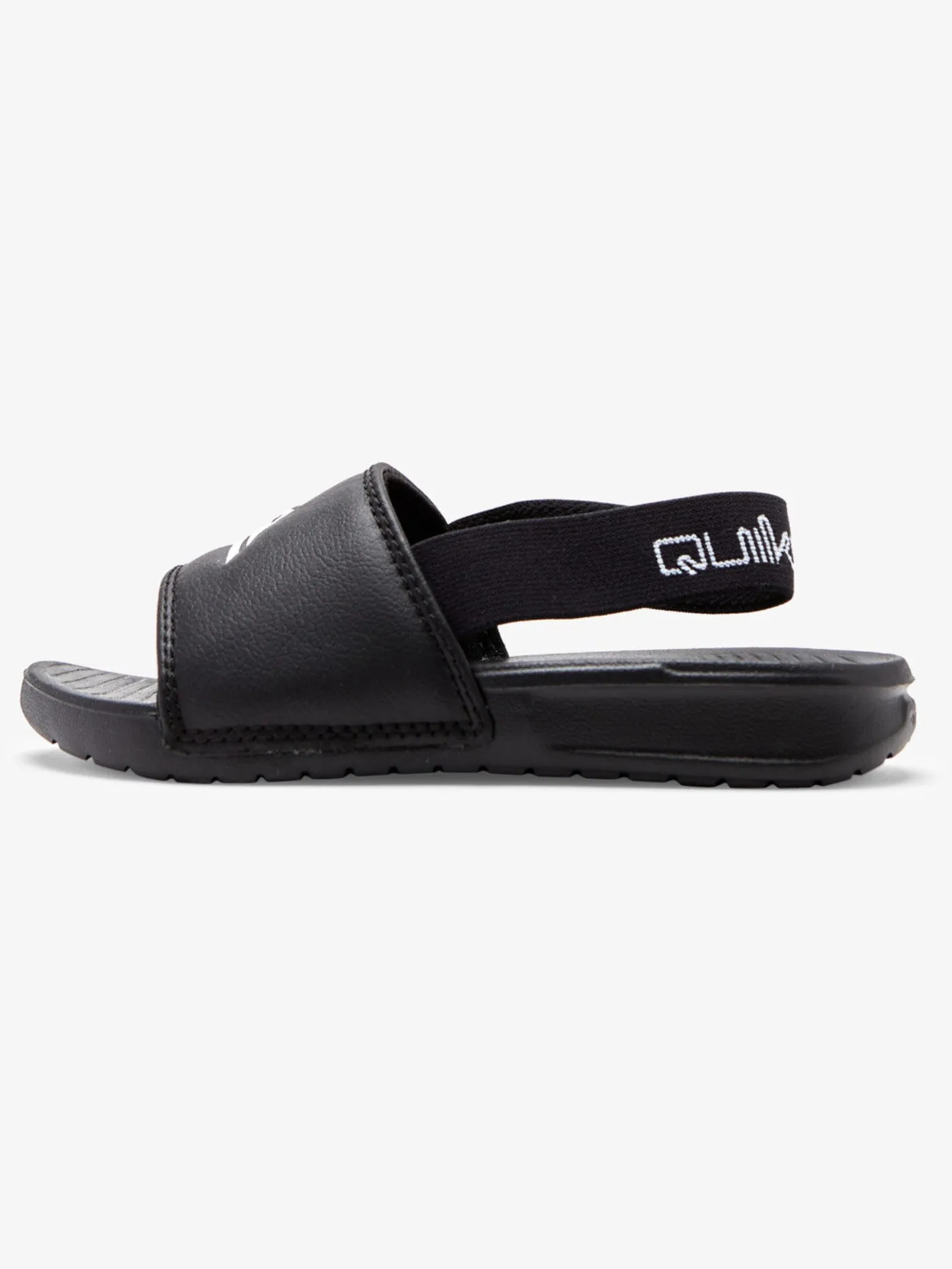 Bright Coast Strapped Black/White/Black Sandals (Little Kids)