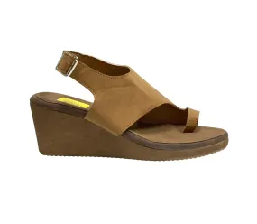 Brown Platform Slingback Sandal