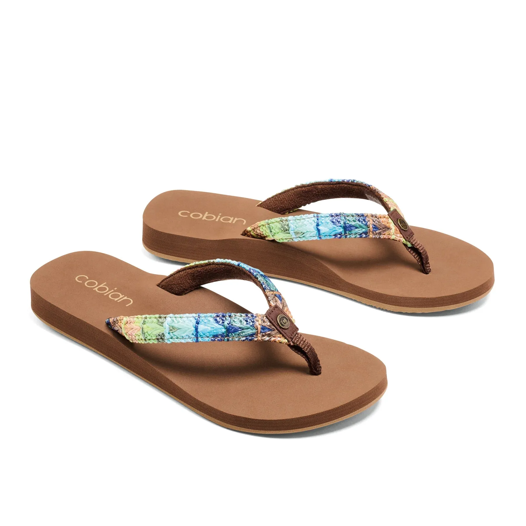 Cobian Womens Fiesta Skinny Bounce Mocha Sandals