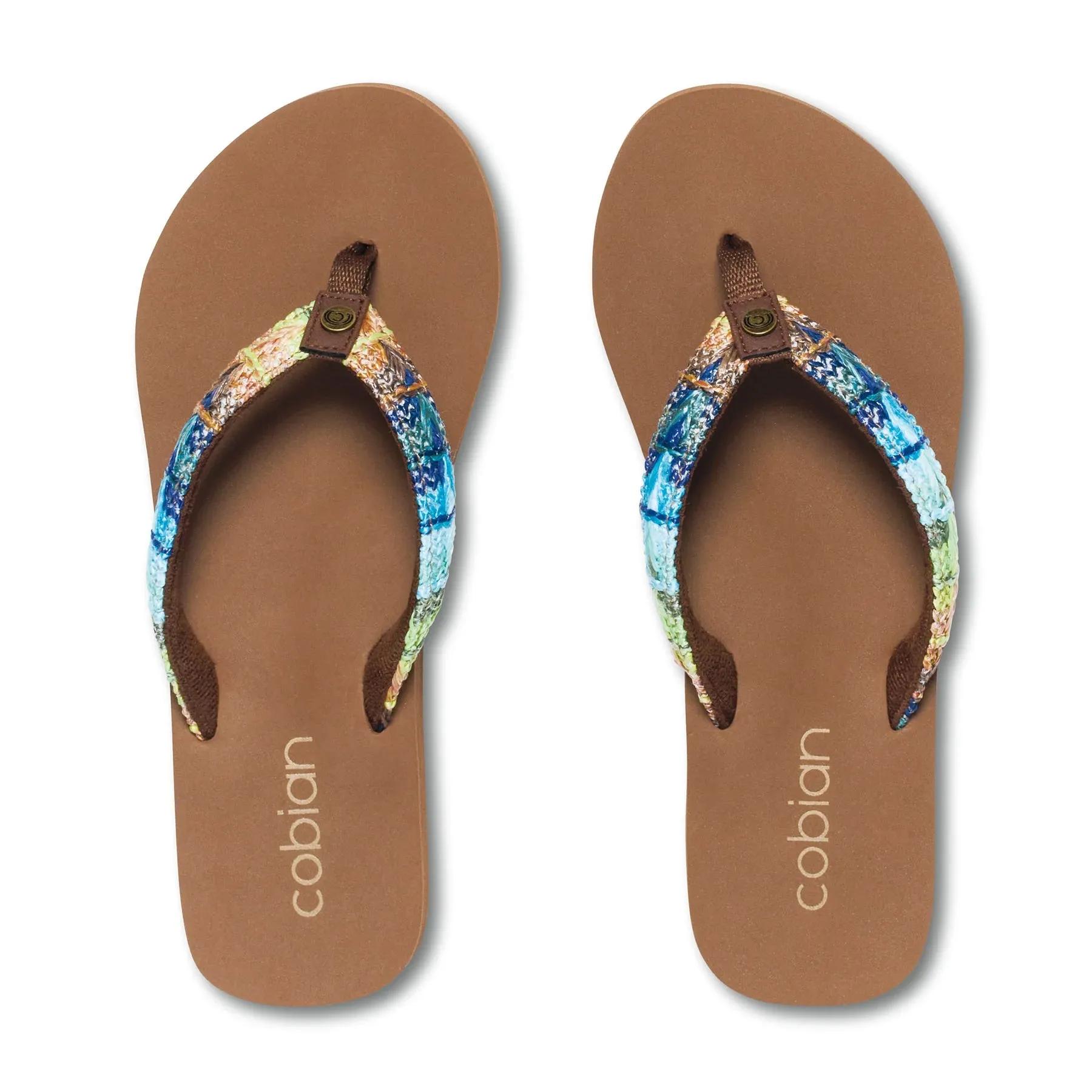 Cobian Womens Fiesta Skinny Bounce Mocha Sandals