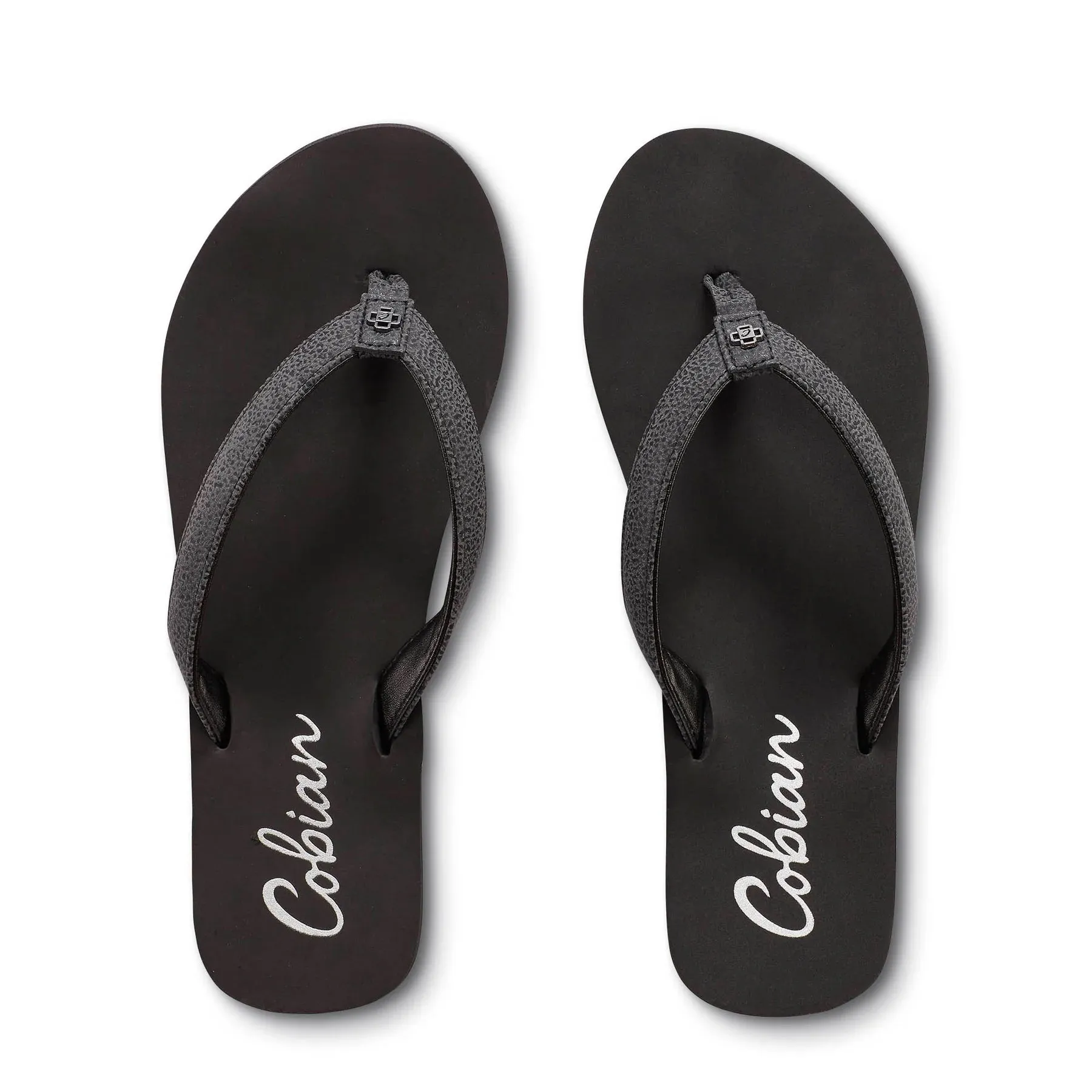 Cobian Womens Skinny Bounce Black Sandals