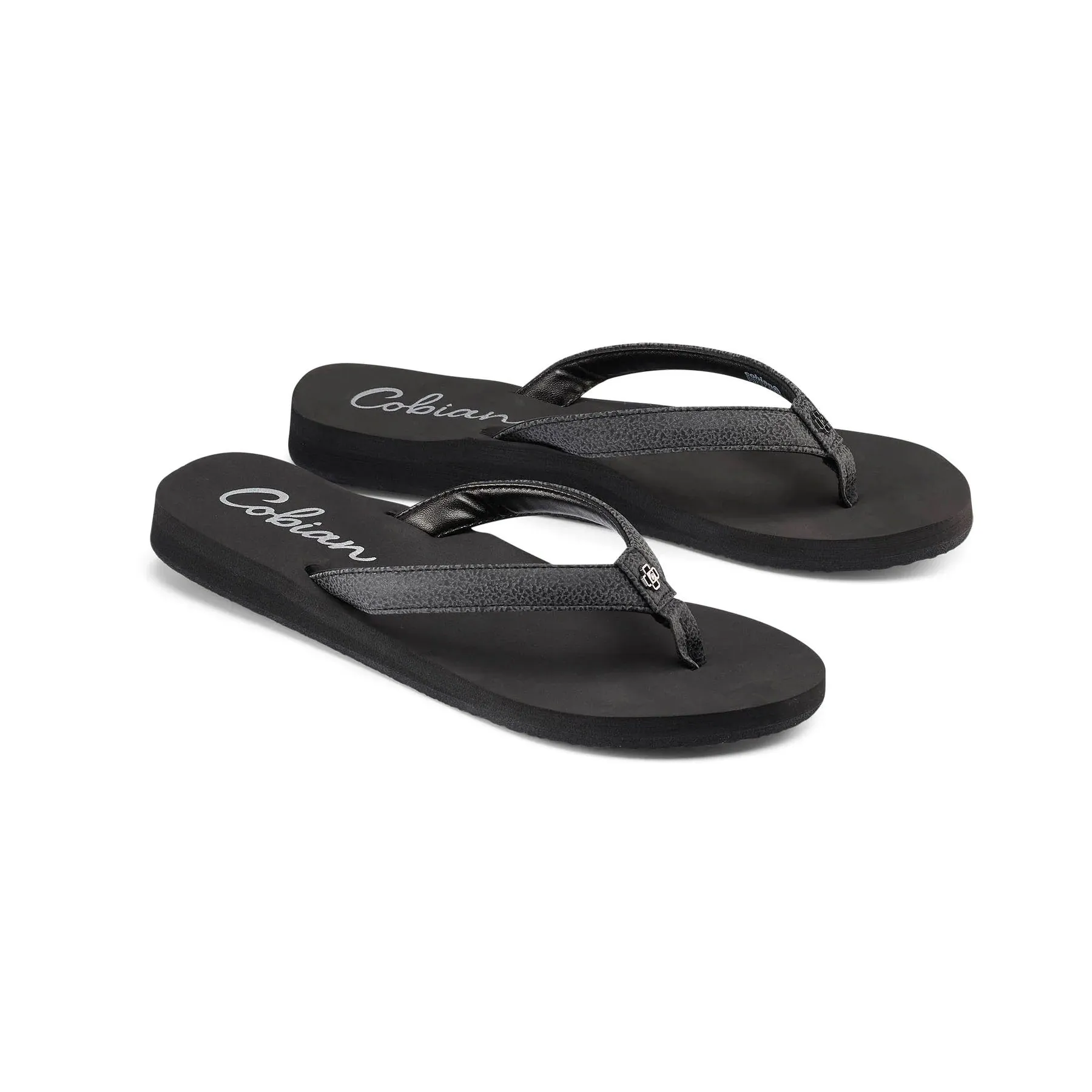 Cobian Womens Skinny Bounce Black Sandals