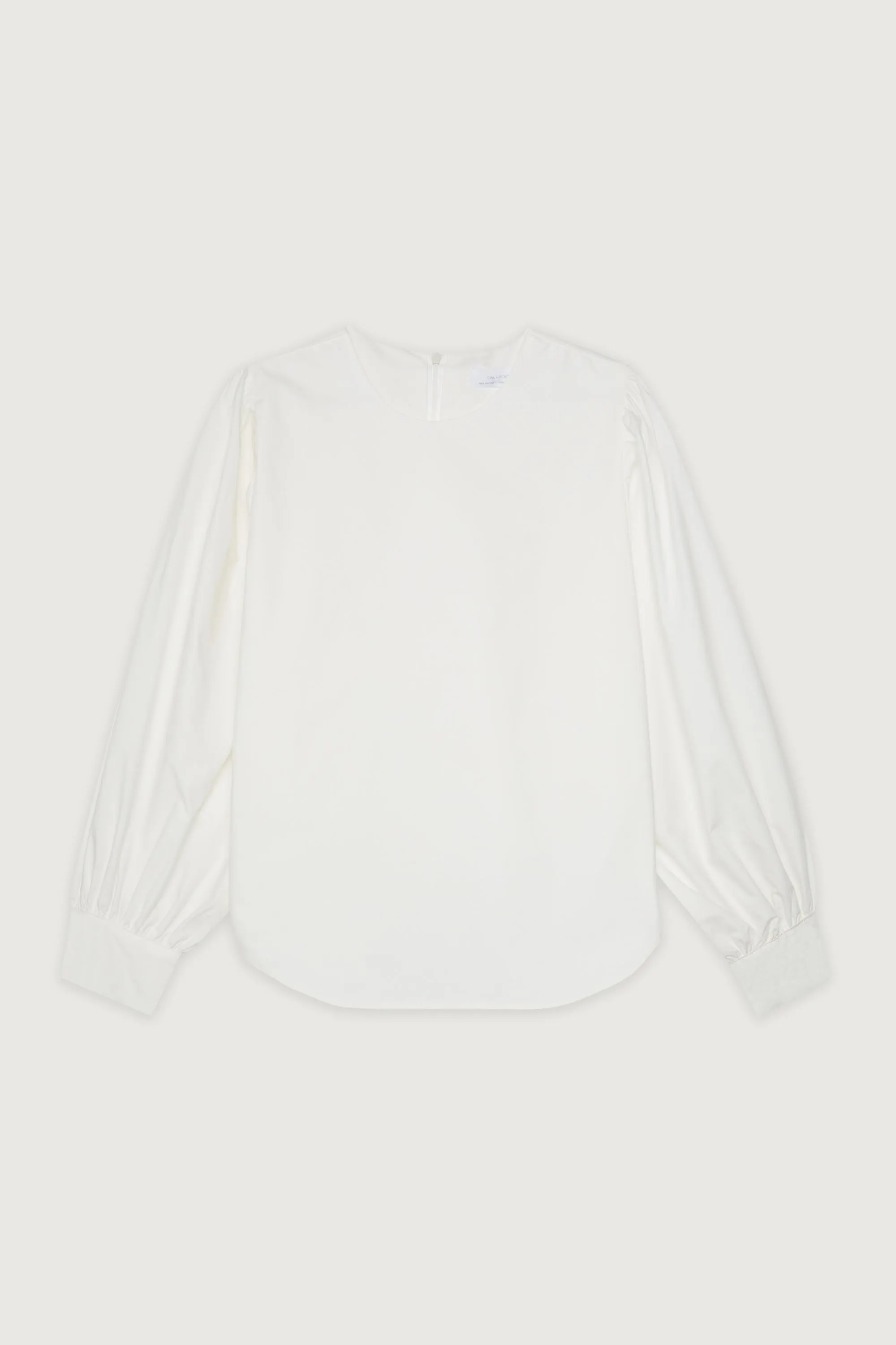 COTTON POPLIN BLOUSE