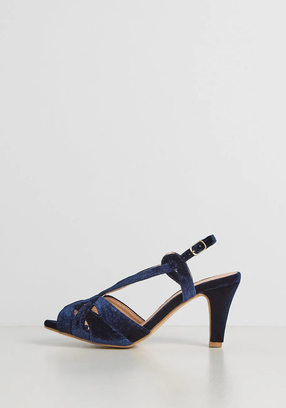 Decadent Delight Velvet Heel