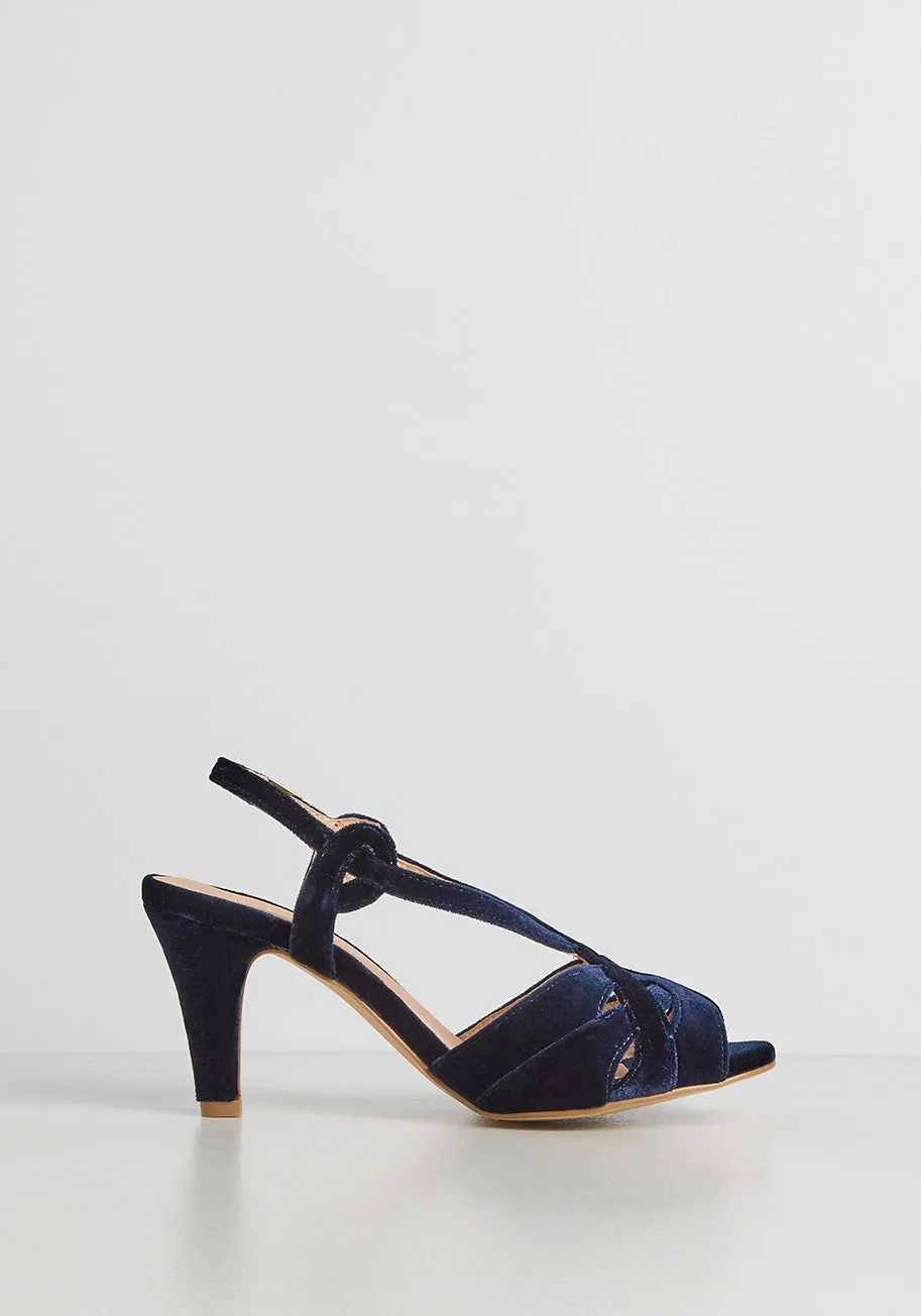 Decadent Delight Velvet Heel