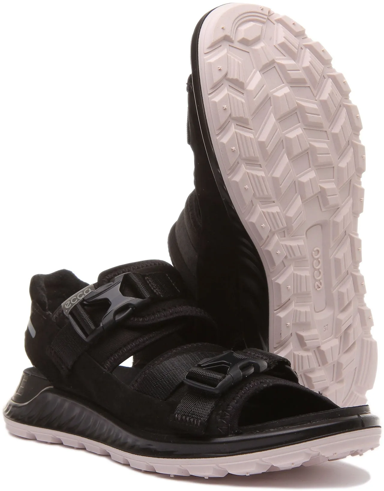 Ecco Exowrap In Black For Womens