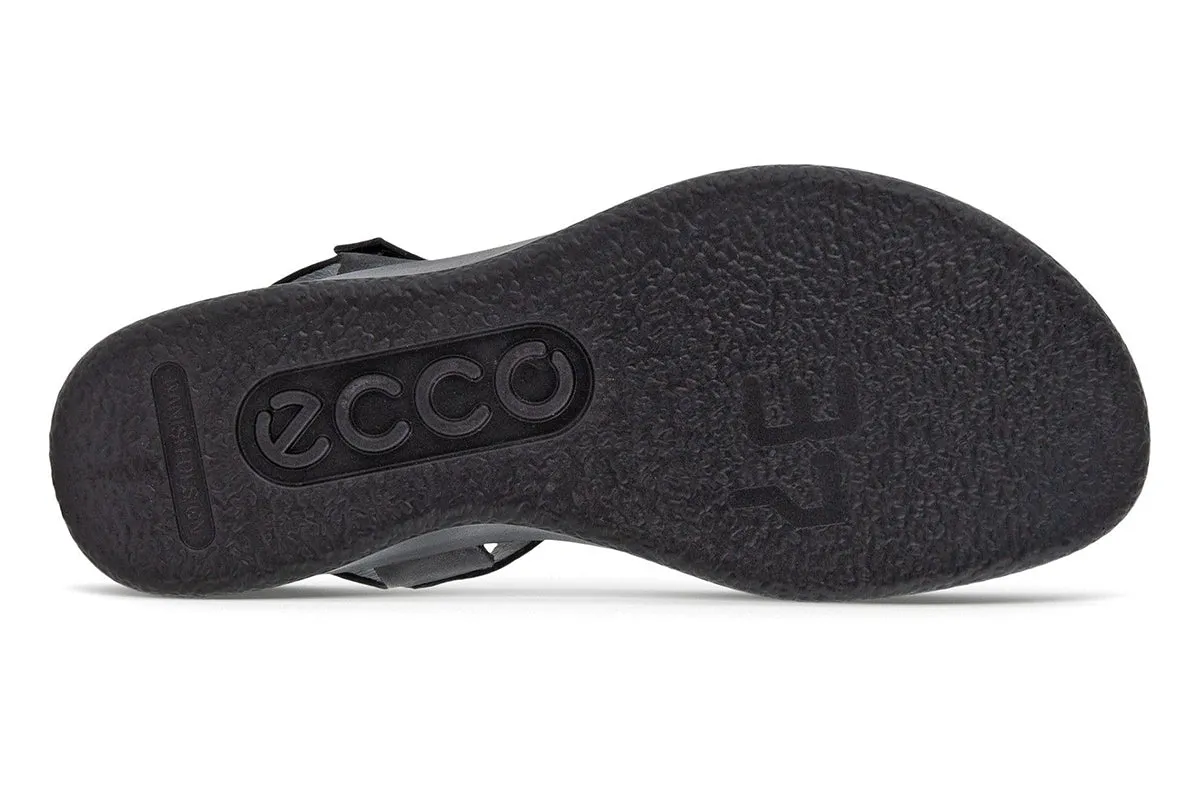 Ecco Flowt Wedge Black/Black Womens