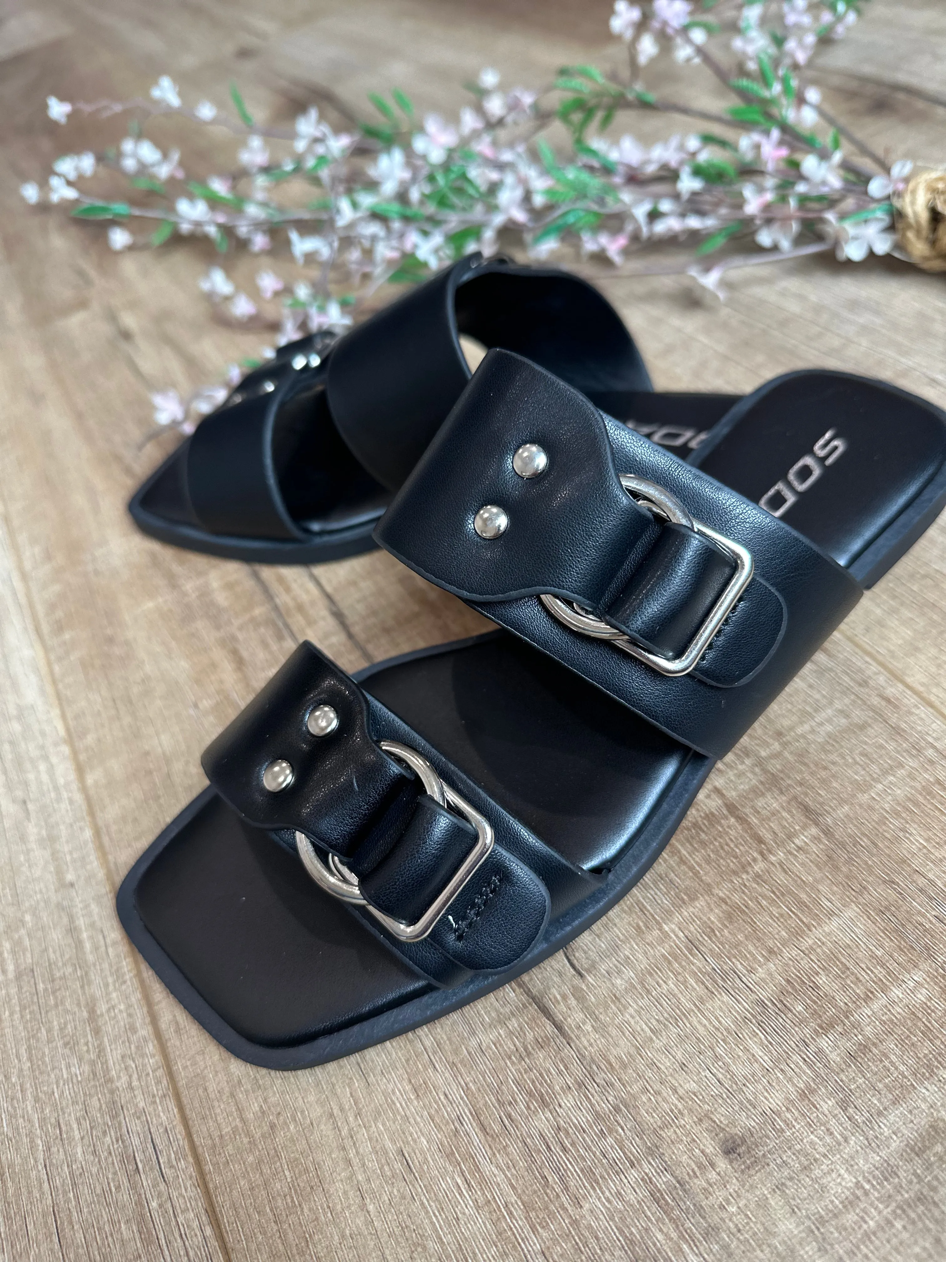 Ennie Open Back Slide Sandal