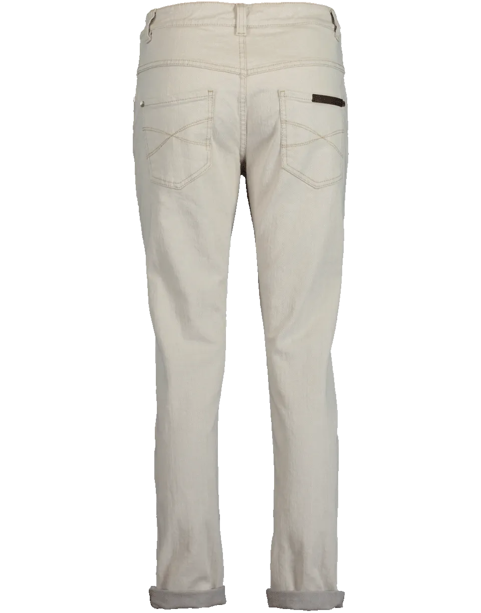 Five-Pocket Cropped Trouser