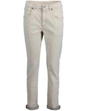 Five-Pocket Cropped Trouser