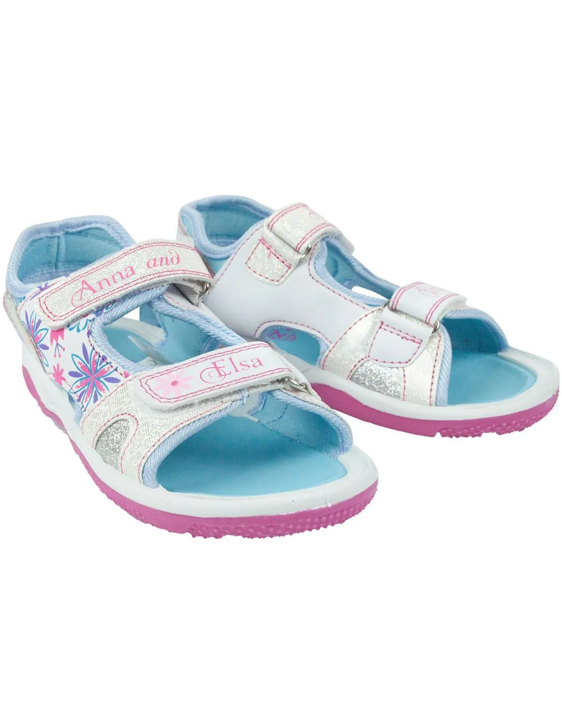 Frozen Anna And Elsa Girls Sandals