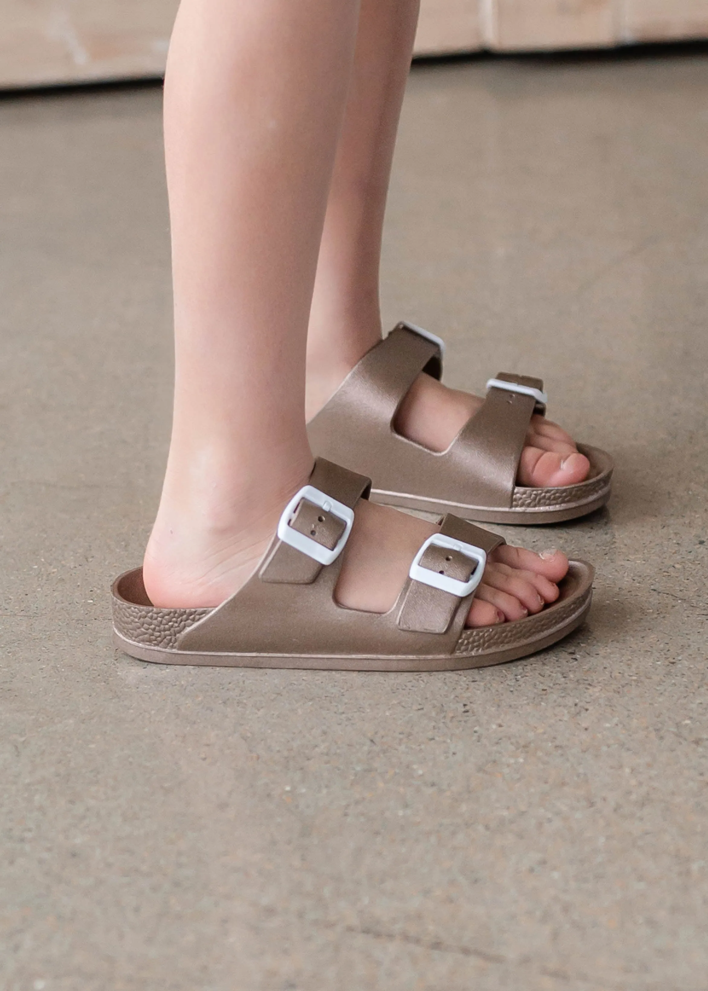 Girls Jasmin Rose Gold Sandal - FINAL SALE