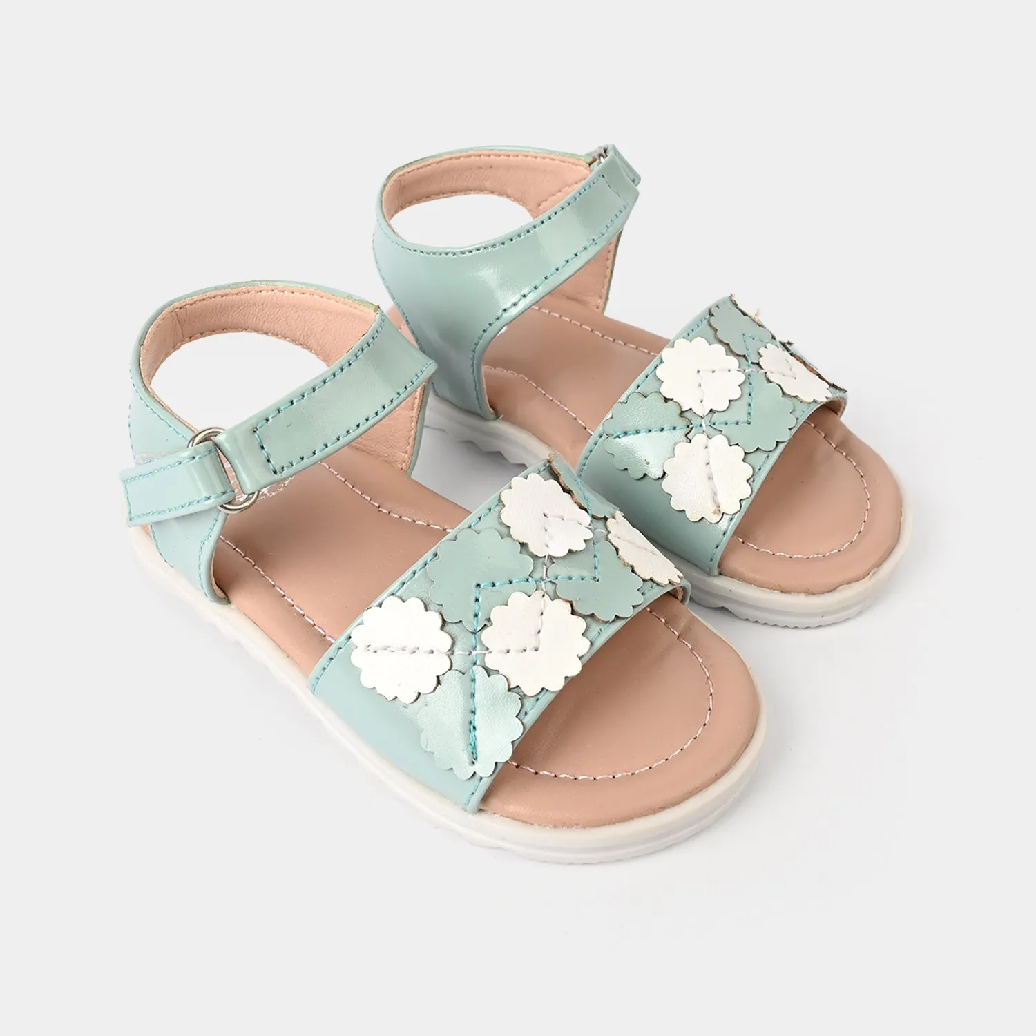 Girls Sandal 1306-Blue/White