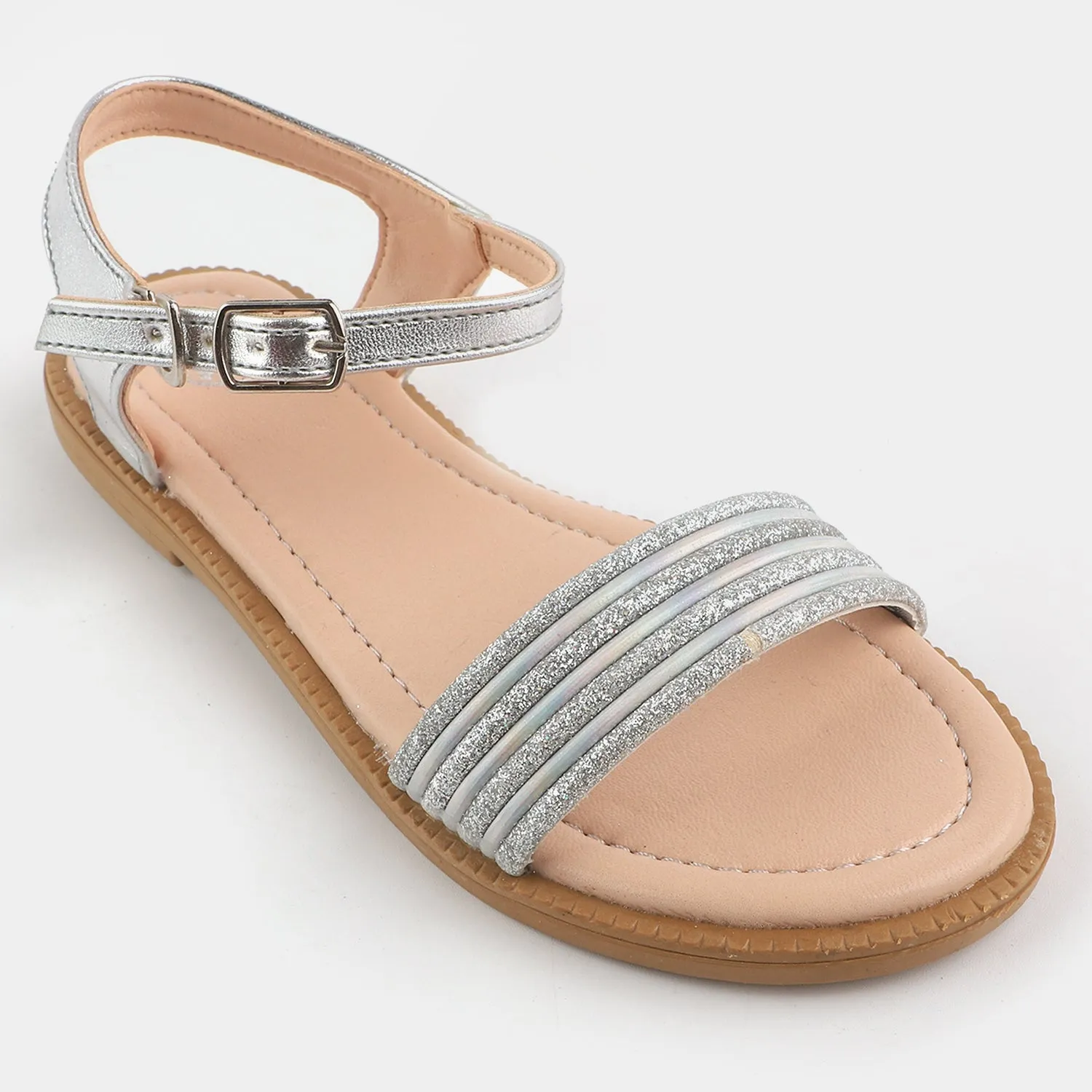 Girls Sandals 203-74-SILVER