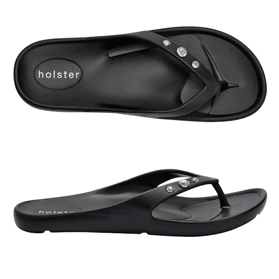 Holster Faraway Flip Flop Sandal Black