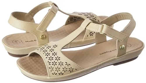 Hush Puppies Women's New Canna Sandal (5641418_WHITE_5 UK)