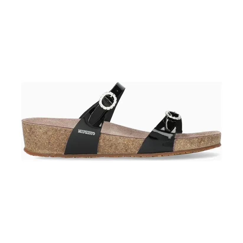 Idelya Sandals - Black Patent