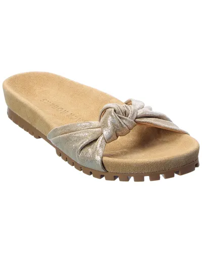 Jack Rogers Women's Platinum Knot Phoebe Suede Sandals