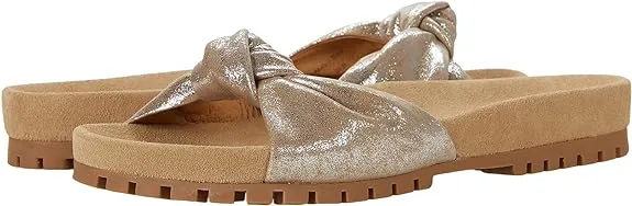 Jack Rogers Women's Platinum Knot Phoebe Suede Sandals