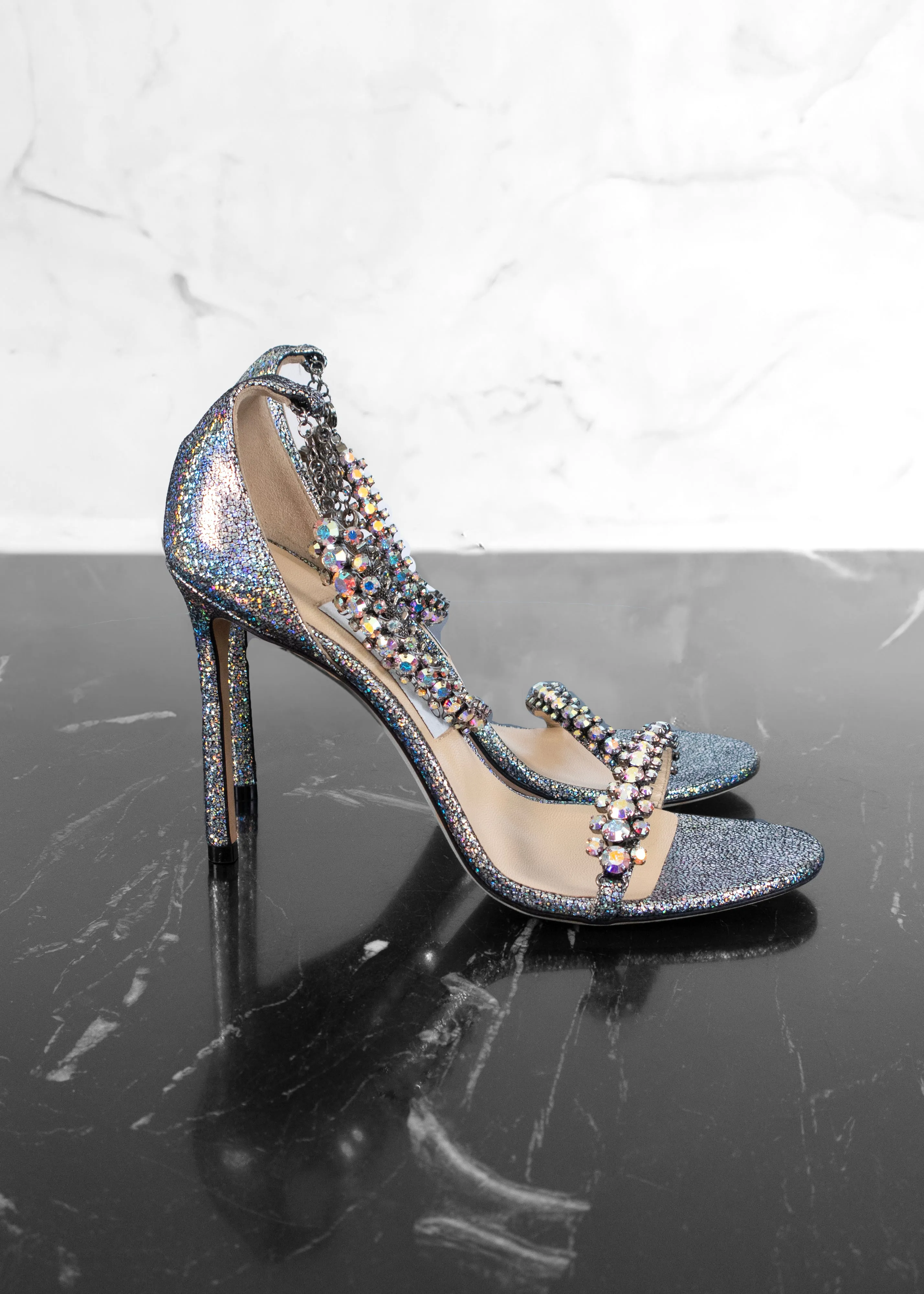 Jimmy Choo Shiloh 100 Jewelled Sandals