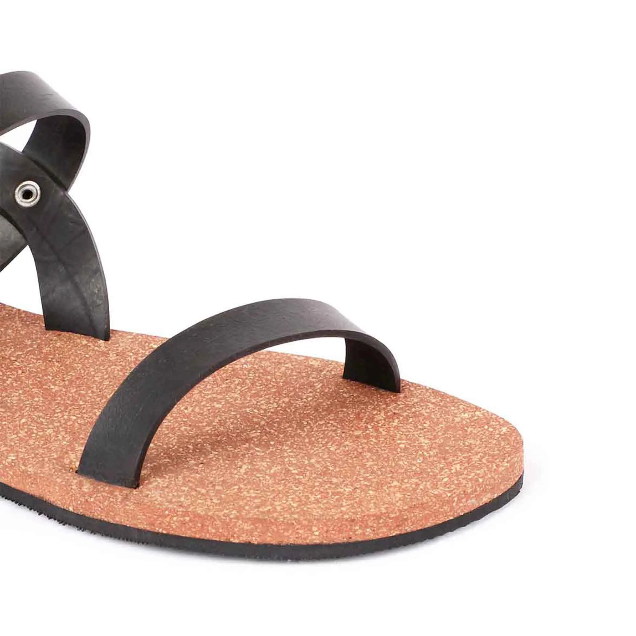 Joy Slingback Cork Brown Sandals Women