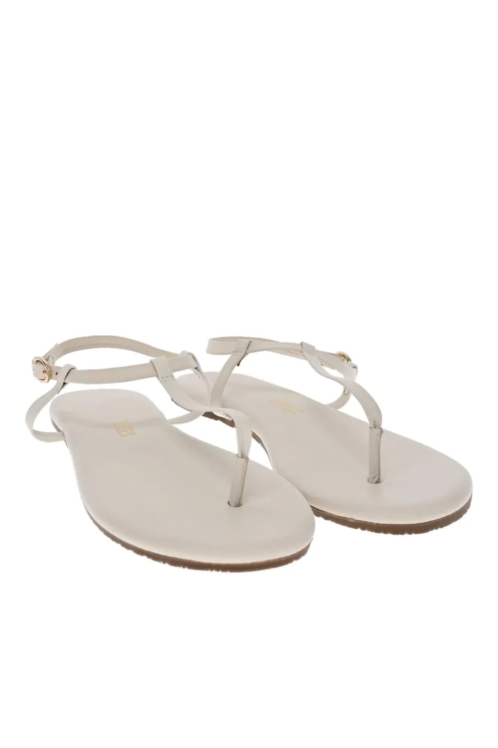 Mariana Cream Leather Sandal