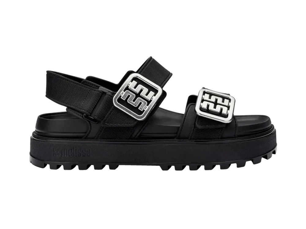 Melissa | Towny Sandals - Black