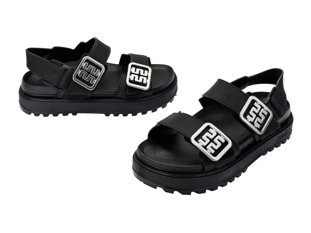 Melissa | Towny Sandals - Black