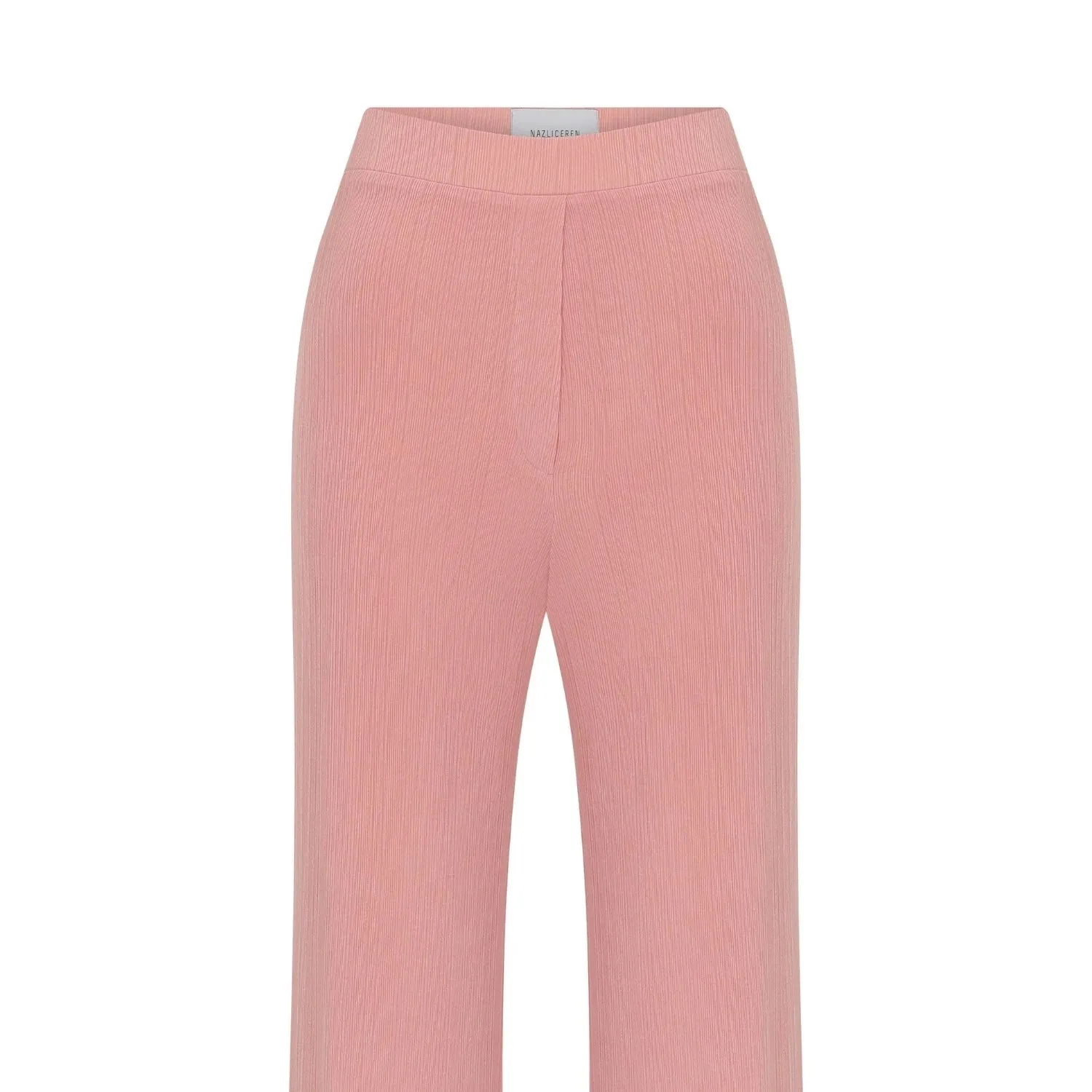 Orvell Knitted Pants In Soft Pink