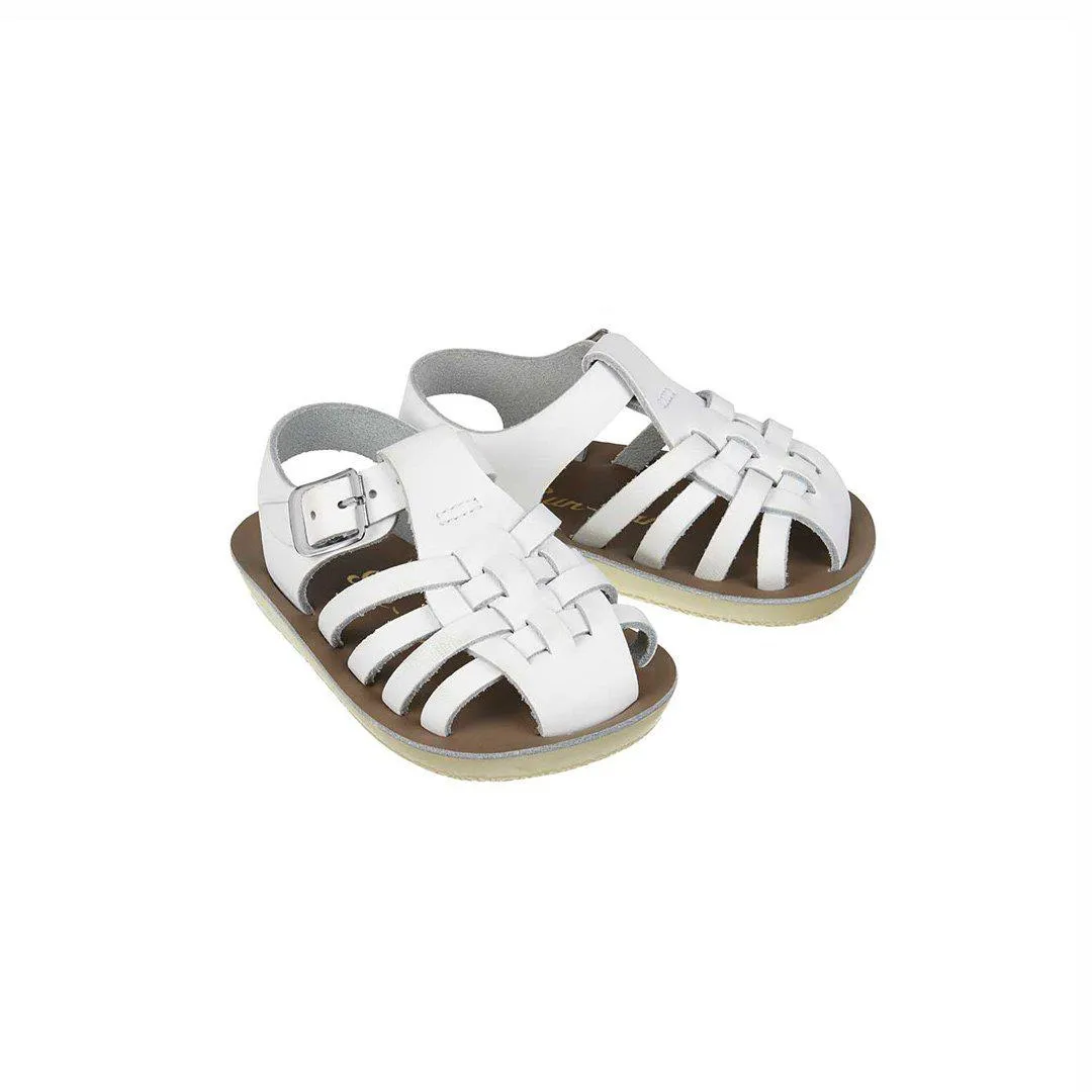 Outlet - Salt-Water Sun-San Kid's Sandals - Sailor - White