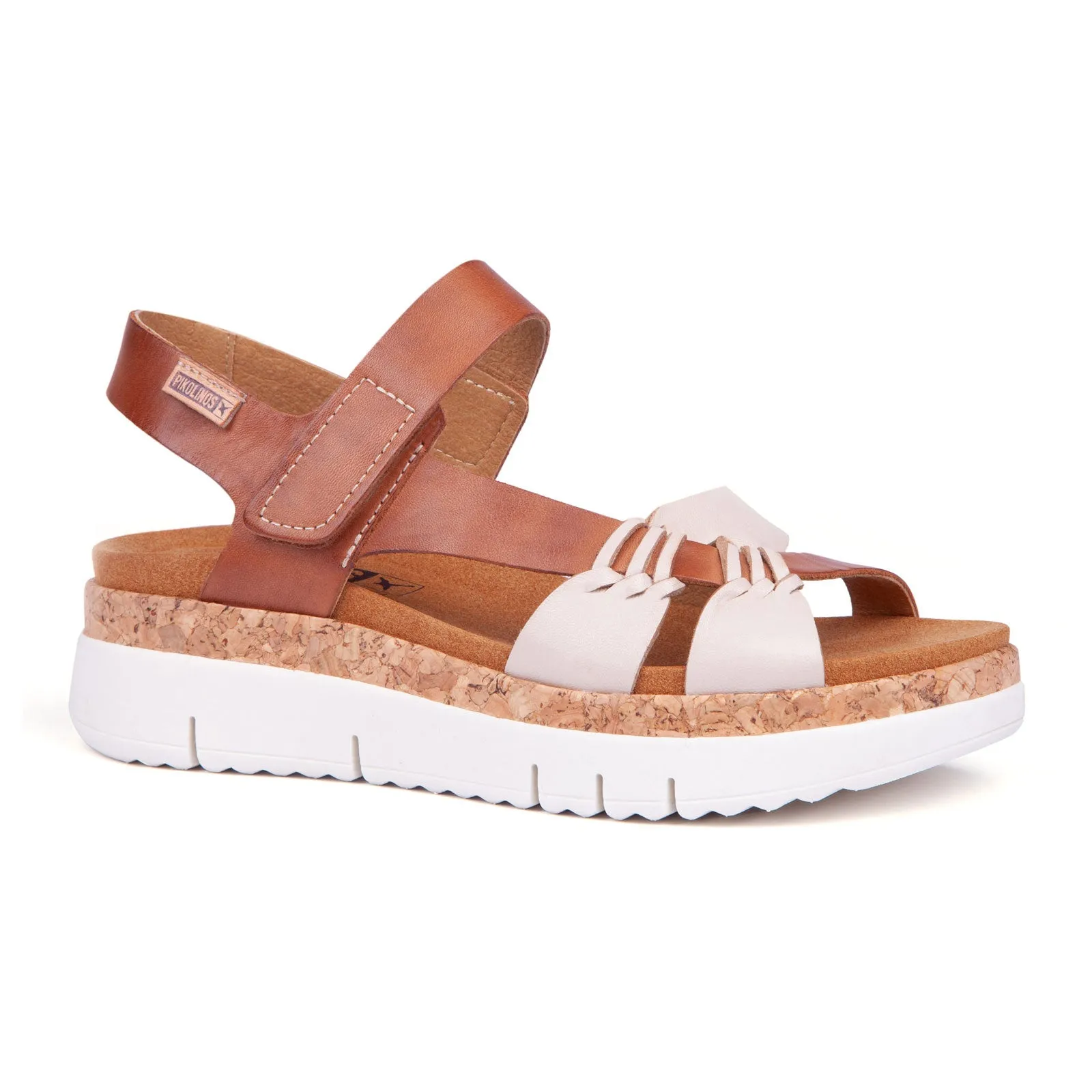 Pikolinos Palma W4N-0968C1 Backstrap Sandal (Women) - Marfil/Brandy Leather