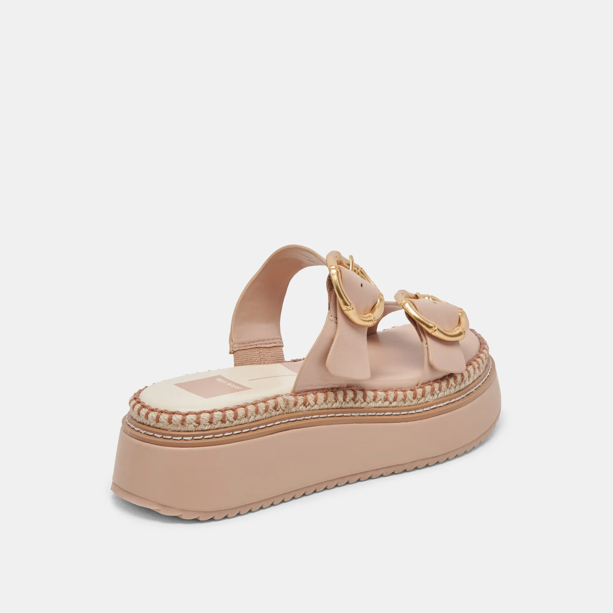 RYSHA SANDALS CREAM LEATHER