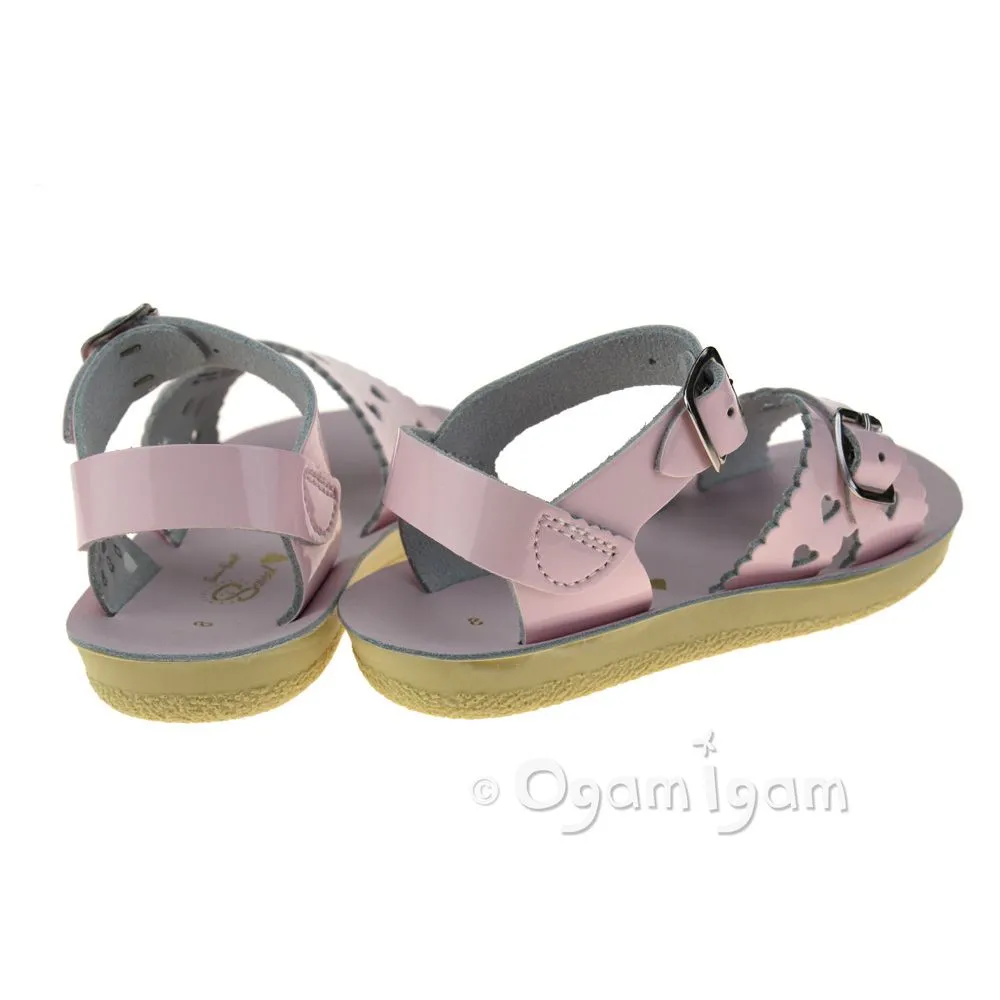 Salt-Water Sweetheart Girls Shiny Pink Sandal