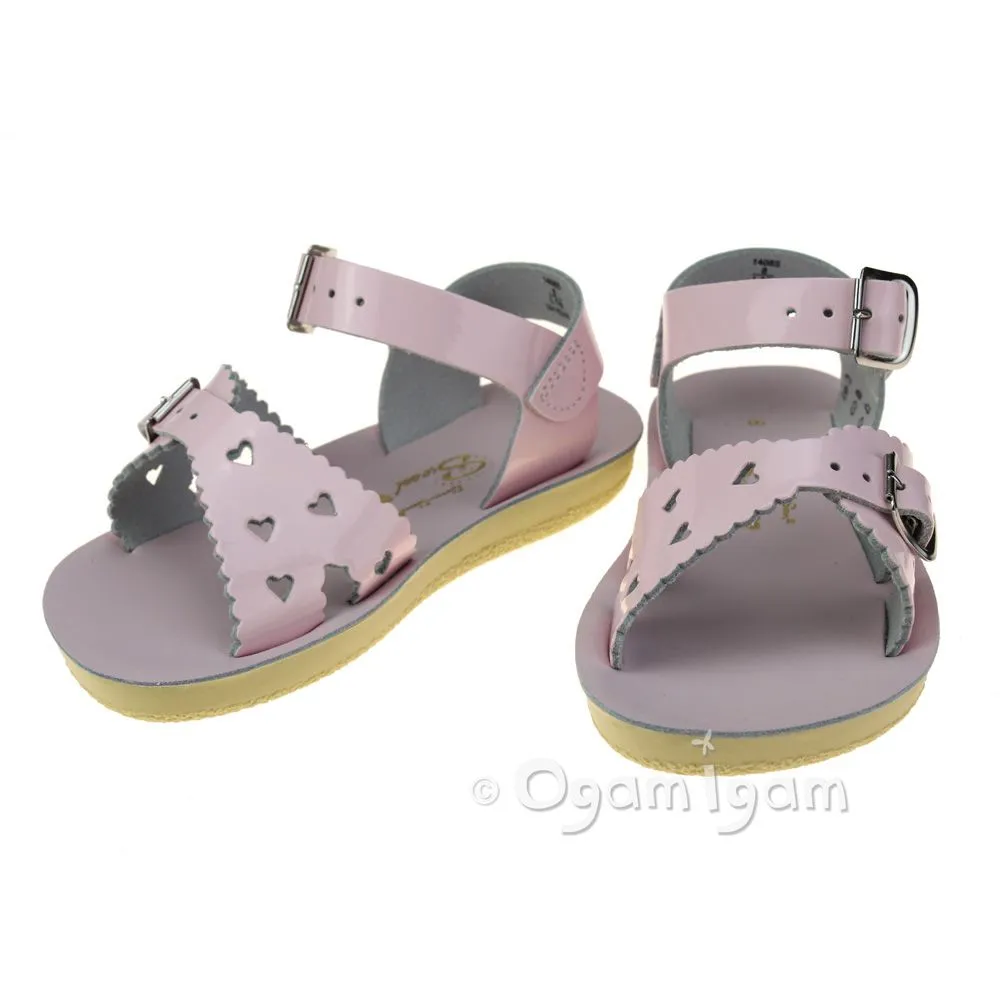 Salt-Water Sweetheart Girls Shiny Pink Sandal