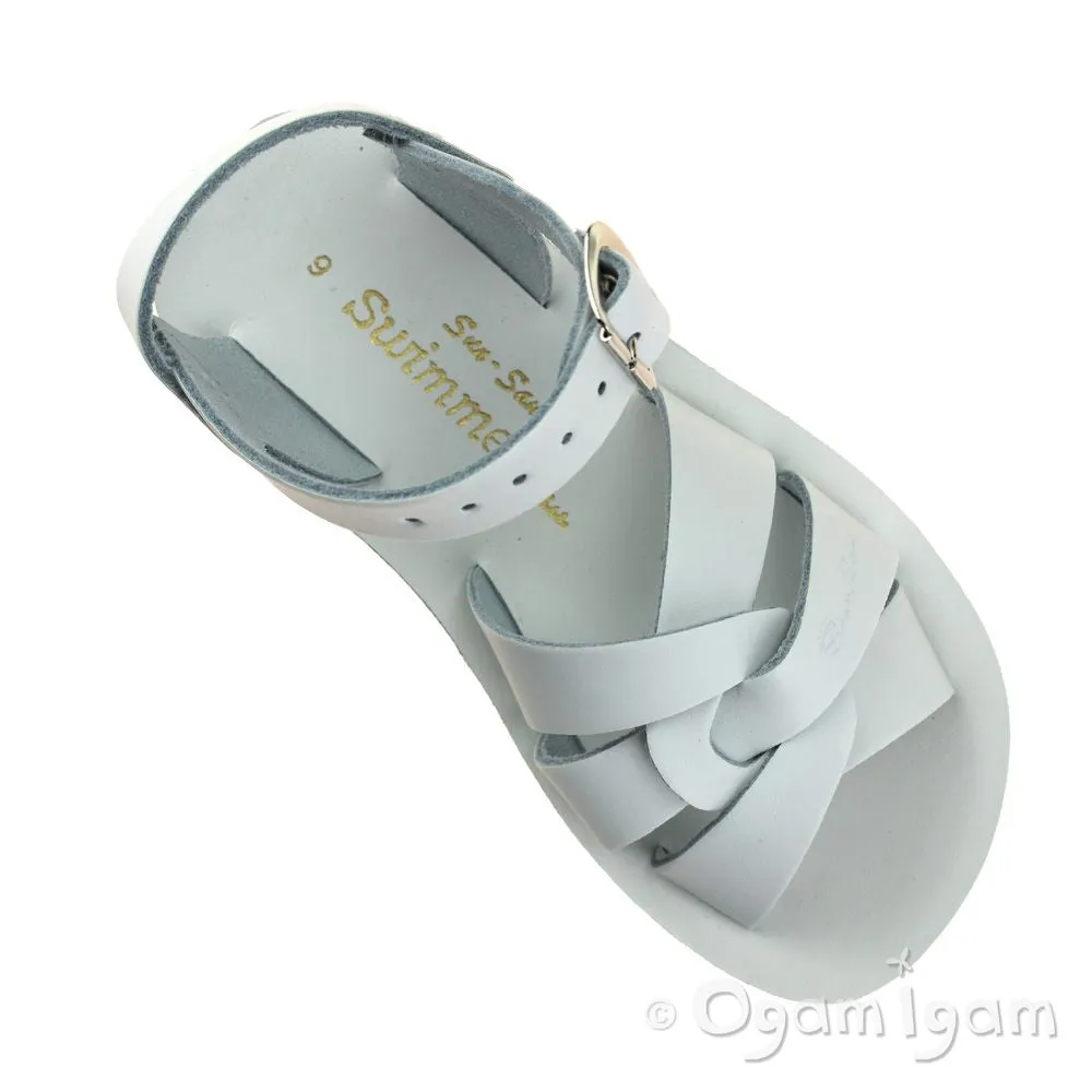 Salt-Water Swimmer Girls White Sandal