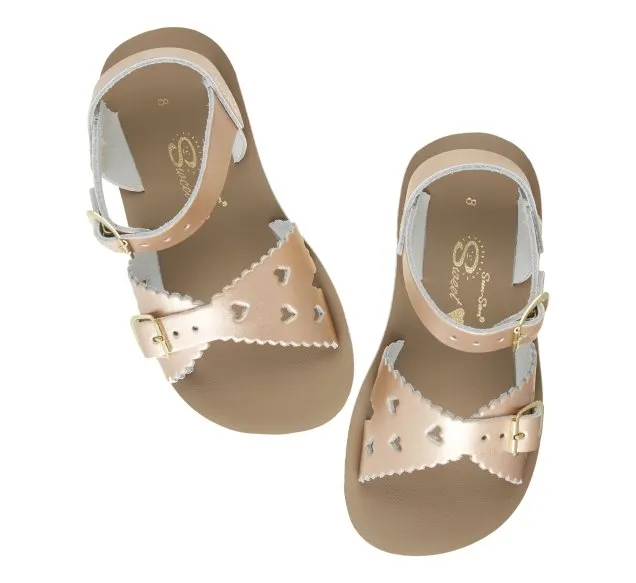 Saltwater Sweetheart Sandal Child Rose Gold