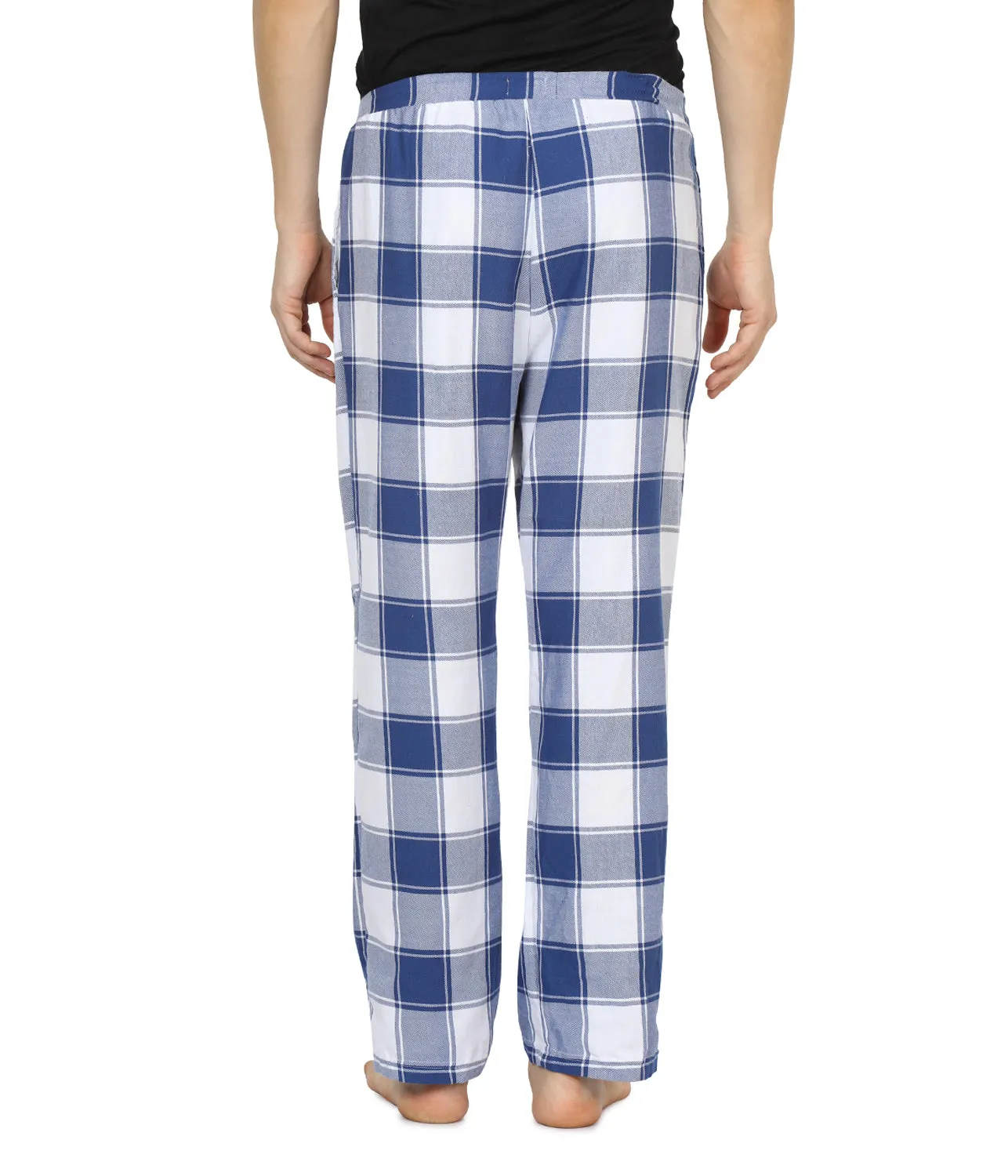 Semantic Mens Blue Big Checks Pyjamas