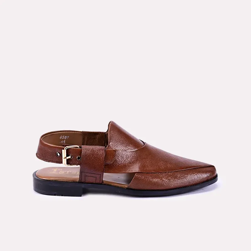 Sleek Mustard Peshawari Chappal 0140789