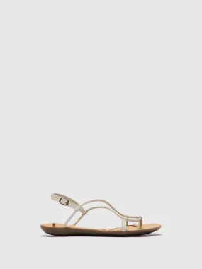 Strappy Sandals MAXA736FLY CIERVO  OFFWHITE