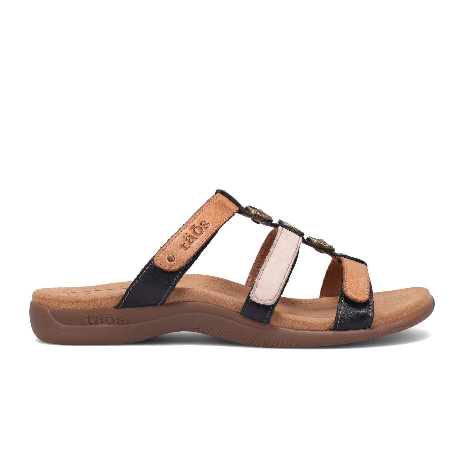 Taos Prize 4 Slide Sandal (Women) - Tan Multi